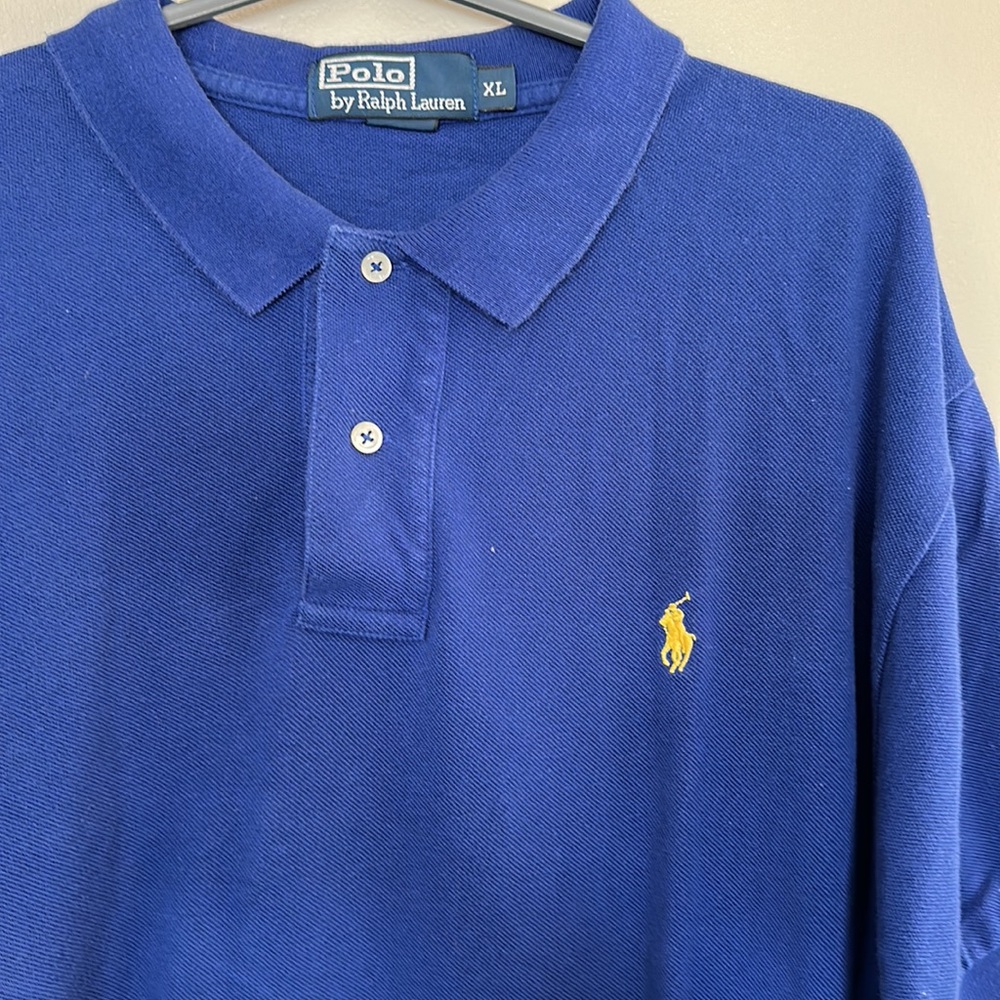 LIKE NEW Blue Ralph Lauren Polo - Picture 2 of 3